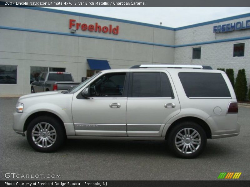 Silver Birch Metallic / Charcoal/Caramel 2007 Lincoln Navigator Ultimate 4x4