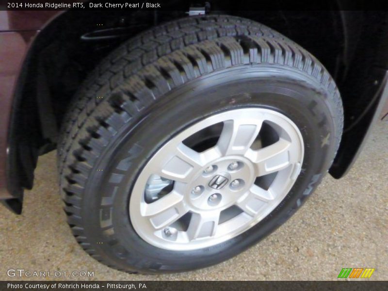 Dark Cherry Pearl / Black 2014 Honda Ridgeline RTS