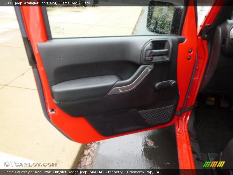 Flame Red / Black 2013 Jeep Wrangler Sport 4x4