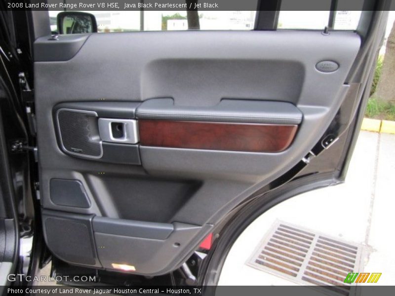 Java Black Pearlescent / Jet Black 2008 Land Rover Range Rover V8 HSE