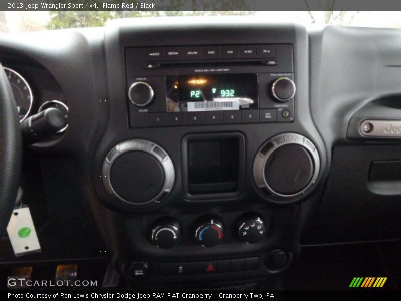 Flame Red / Black 2013 Jeep Wrangler Sport 4x4
