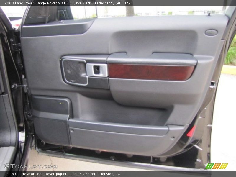 Java Black Pearlescent / Jet Black 2008 Land Rover Range Rover V8 HSE