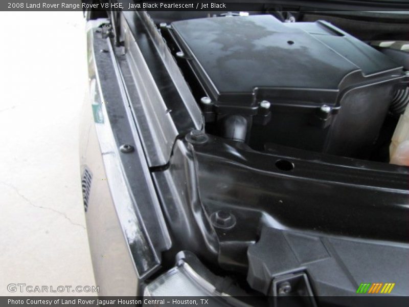 Java Black Pearlescent / Jet Black 2008 Land Rover Range Rover V8 HSE