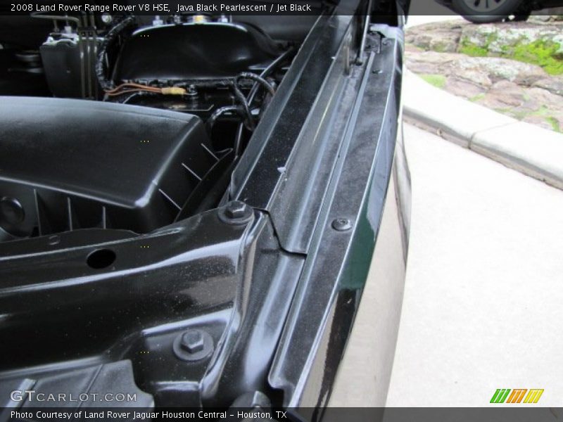 Java Black Pearlescent / Jet Black 2008 Land Rover Range Rover V8 HSE