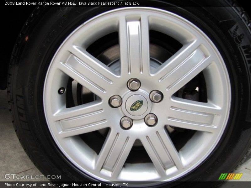 Java Black Pearlescent / Jet Black 2008 Land Rover Range Rover V8 HSE