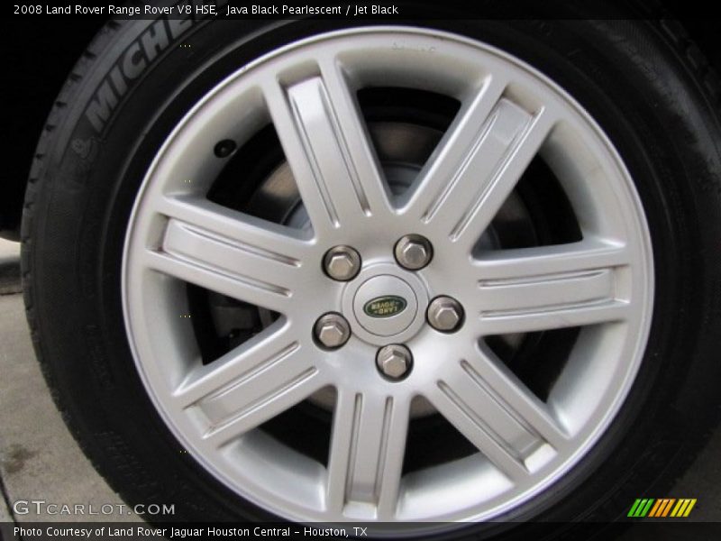 Java Black Pearlescent / Jet Black 2008 Land Rover Range Rover V8 HSE