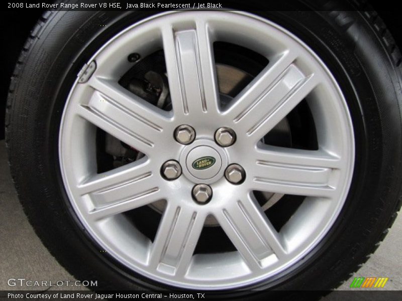 Java Black Pearlescent / Jet Black 2008 Land Rover Range Rover V8 HSE
