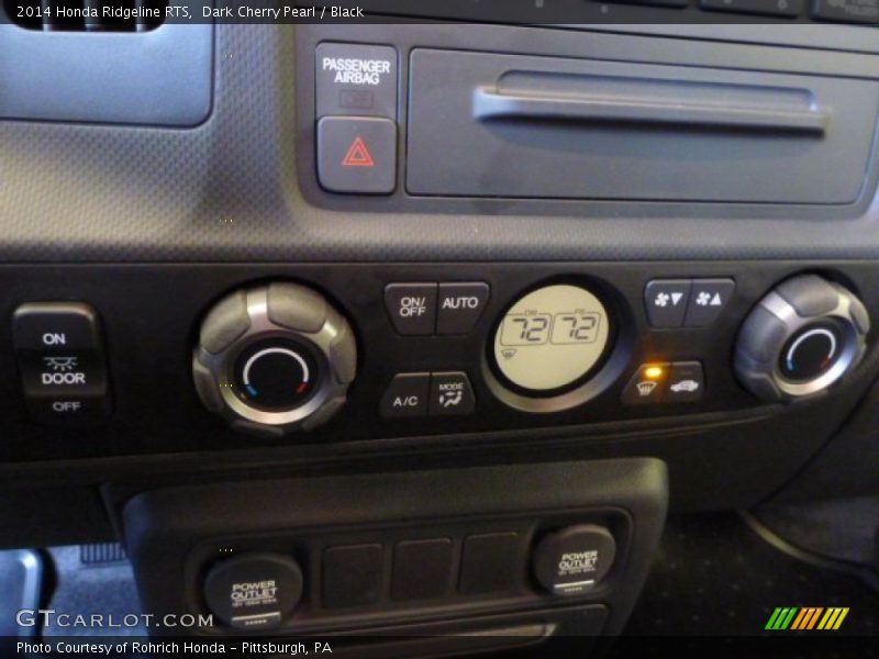 Dark Cherry Pearl / Black 2014 Honda Ridgeline RTS