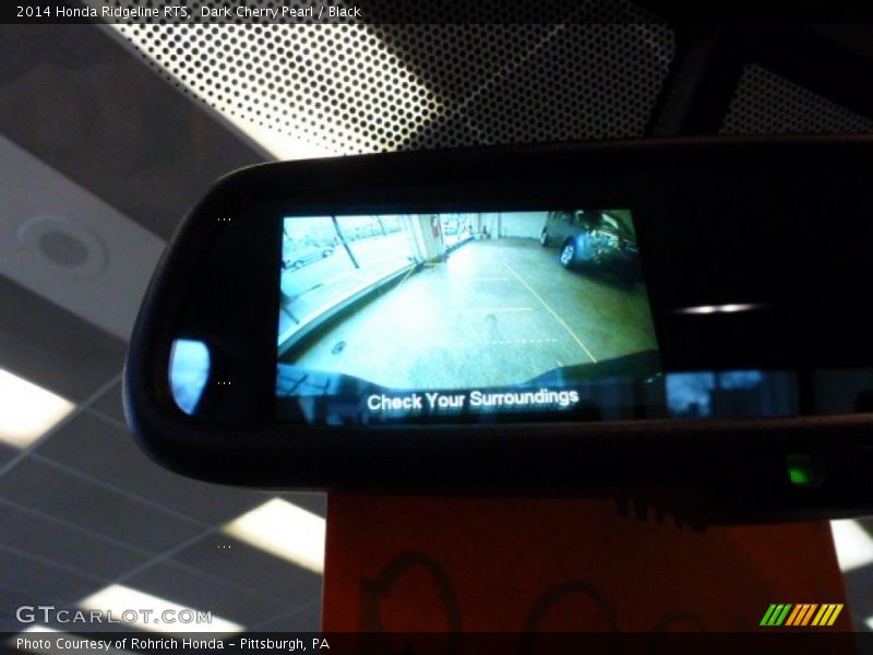 Dark Cherry Pearl / Black 2014 Honda Ridgeline RTS