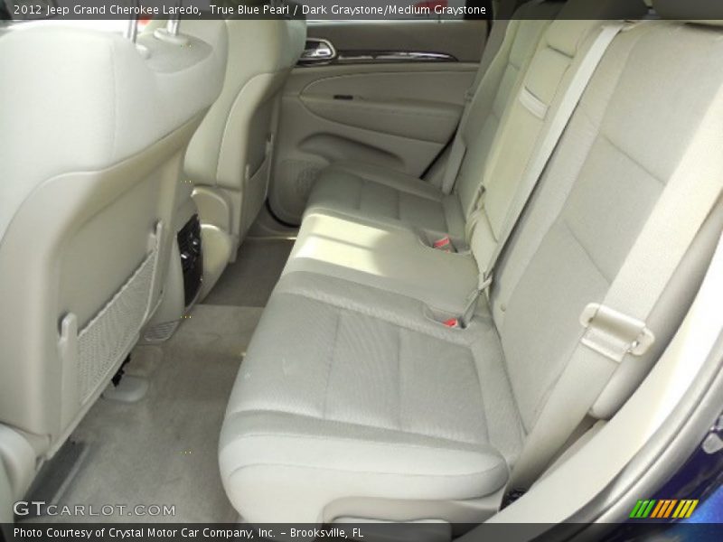 True Blue Pearl / Dark Graystone/Medium Graystone 2012 Jeep Grand Cherokee Laredo