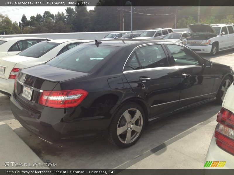 Black / Black 2012 Mercedes-Benz E 350 Sedan