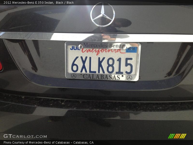 Black / Black 2012 Mercedes-Benz E 350 Sedan