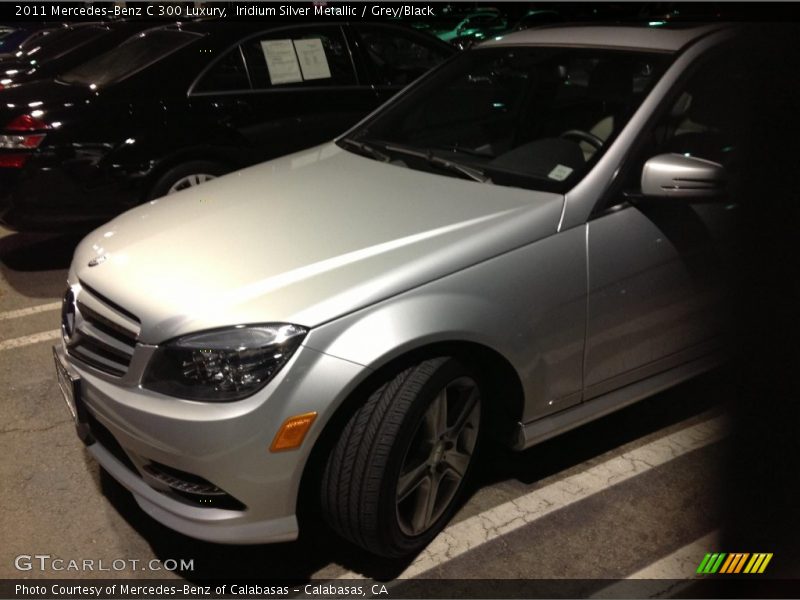 Iridium Silver Metallic / Grey/Black 2011 Mercedes-Benz C 300 Luxury