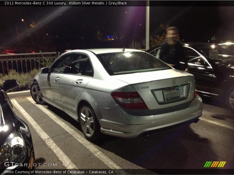 Iridium Silver Metallic / Grey/Black 2011 Mercedes-Benz C 300 Luxury