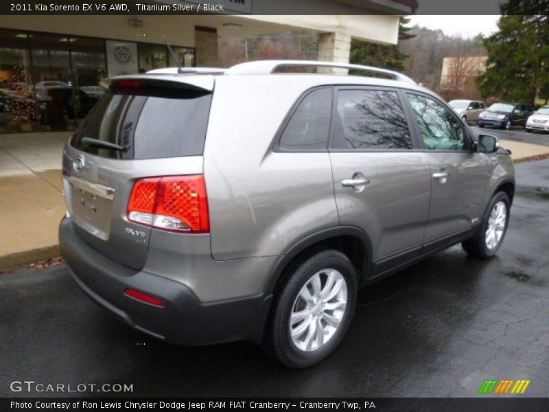 Titanium Silver / Black 2011 Kia Sorento EX V6 AWD