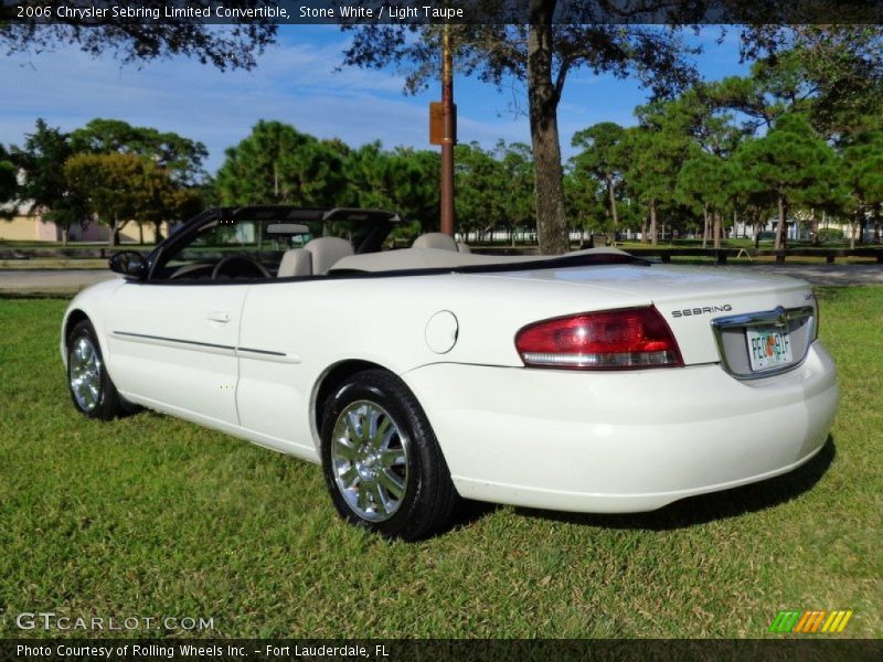 Stone White / Light Taupe 2006 Chrysler Sebring Limited Convertible