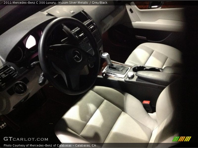 Iridium Silver Metallic / Grey/Black 2011 Mercedes-Benz C 300 Luxury