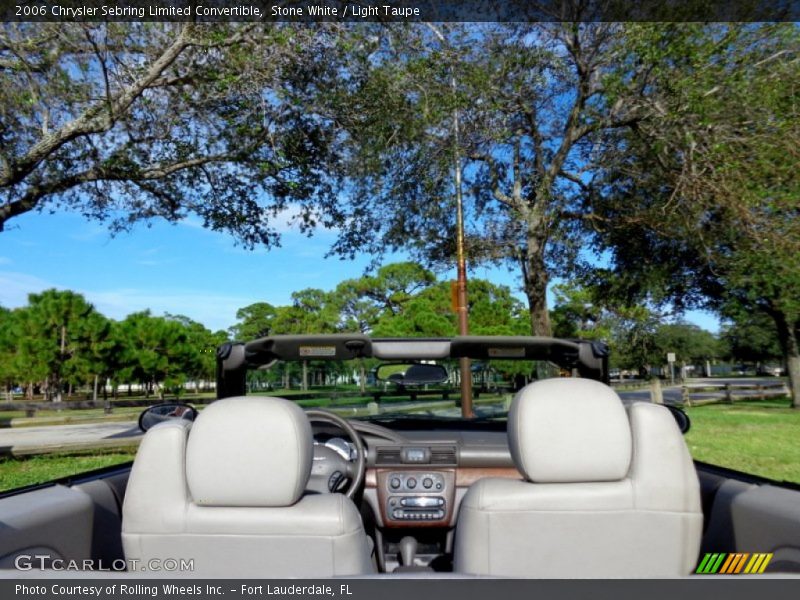 Stone White / Light Taupe 2006 Chrysler Sebring Limited Convertible