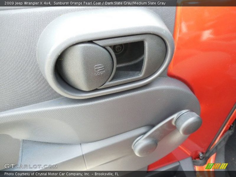 Sunburst Orange Pearl Coat / Dark Slate Gray/Medium Slate Gray 2009 Jeep Wrangler X 4x4