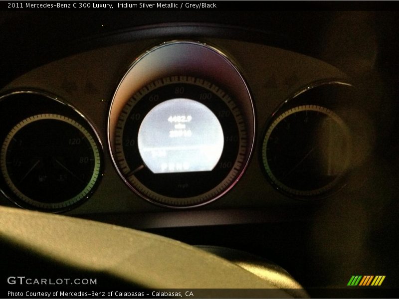 Iridium Silver Metallic / Grey/Black 2011 Mercedes-Benz C 300 Luxury