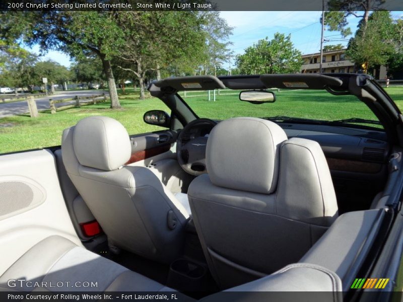 Stone White / Light Taupe 2006 Chrysler Sebring Limited Convertible