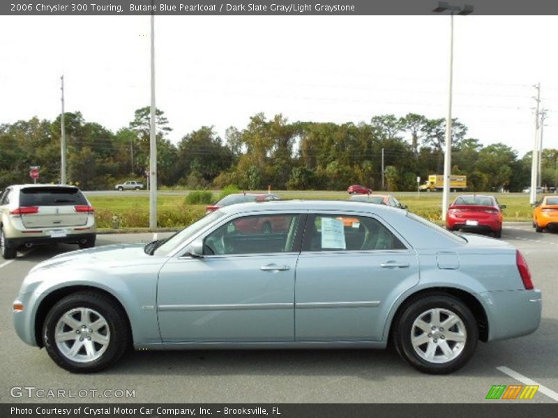 Butane Blue Pearlcoat / Dark Slate Gray/Light Graystone 2006 Chrysler 300 Touring