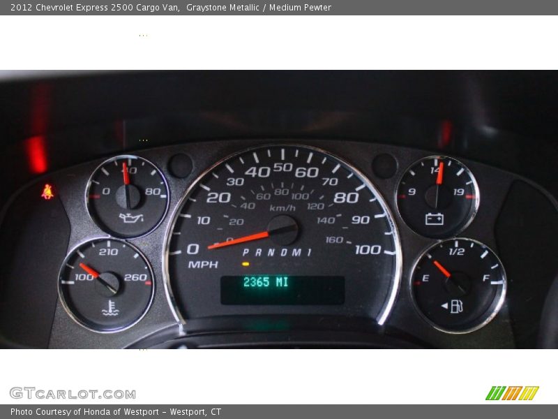 Graystone Metallic / Medium Pewter 2012 Chevrolet Express 2500 Cargo Van