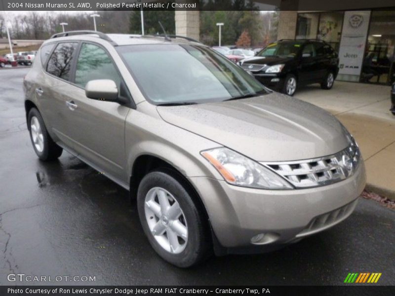 Polished Pewter Metallic / Charcoal 2004 Nissan Murano SL AWD