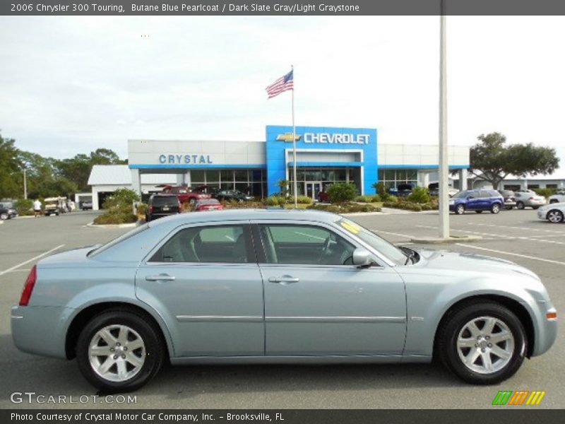 Butane Blue Pearlcoat / Dark Slate Gray/Light Graystone 2006 Chrysler 300 Touring