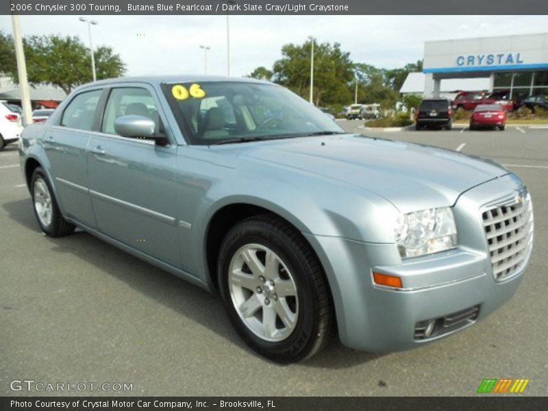 Butane Blue Pearlcoat / Dark Slate Gray/Light Graystone 2006 Chrysler 300 Touring