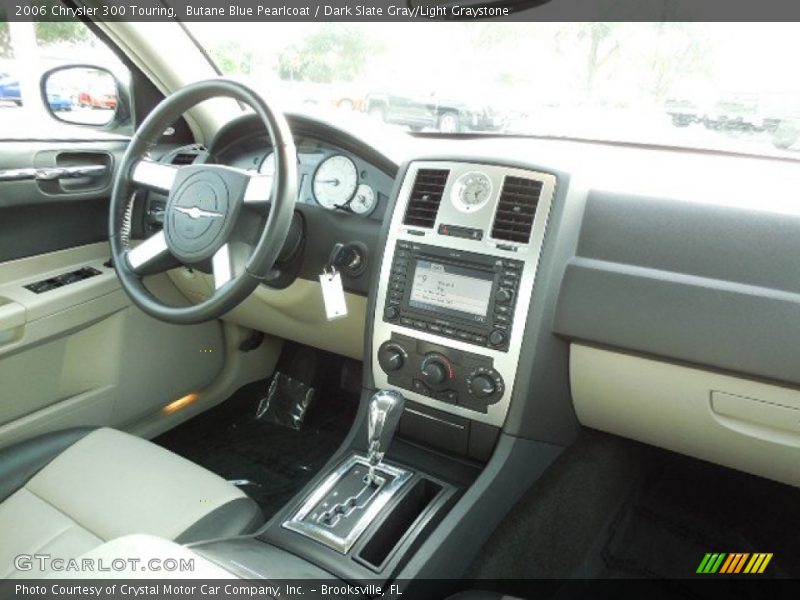 Butane Blue Pearlcoat / Dark Slate Gray/Light Graystone 2006 Chrysler 300 Touring