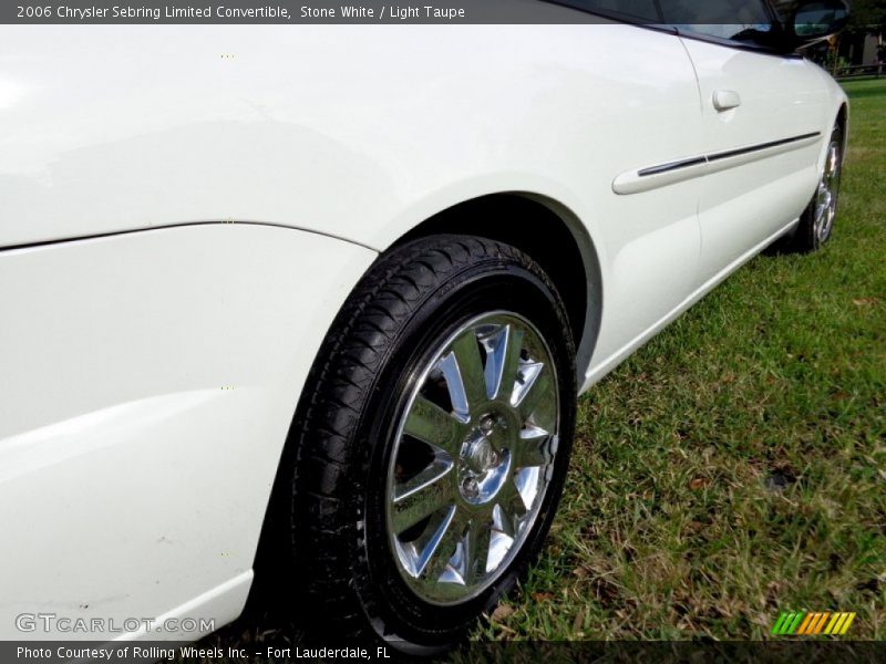 Stone White / Light Taupe 2006 Chrysler Sebring Limited Convertible
