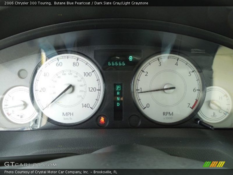 Butane Blue Pearlcoat / Dark Slate Gray/Light Graystone 2006 Chrysler 300 Touring