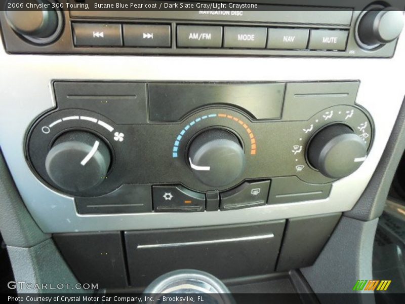 Butane Blue Pearlcoat / Dark Slate Gray/Light Graystone 2006 Chrysler 300 Touring