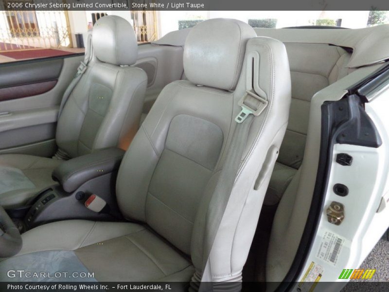  2006 Sebring Limited Convertible Light Taupe Interior