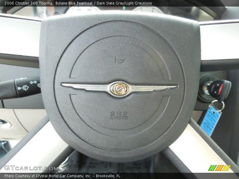 Butane Blue Pearlcoat / Dark Slate Gray/Light Graystone 2006 Chrysler 300 Touring