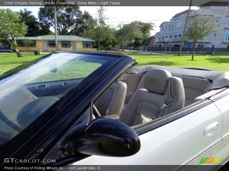 Stone White / Light Taupe 2006 Chrysler Sebring Limited Convertible