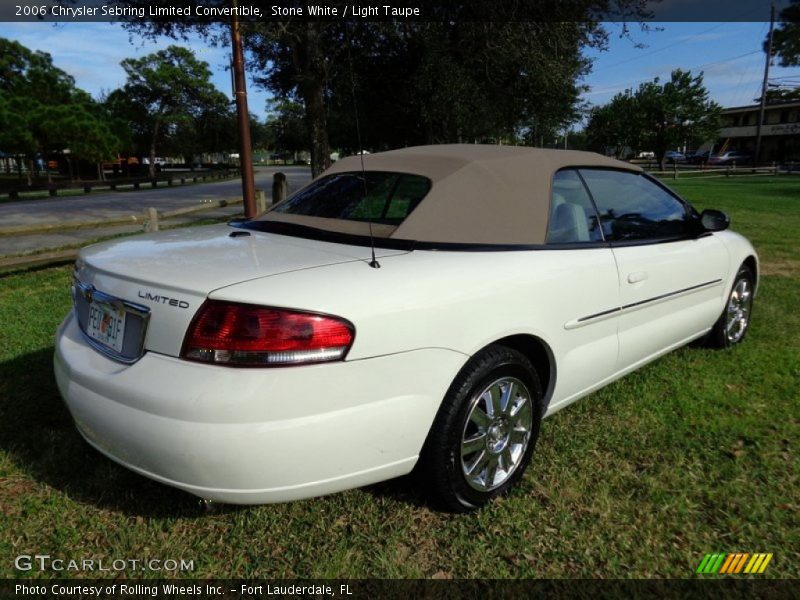 Stone White / Light Taupe 2006 Chrysler Sebring Limited Convertible