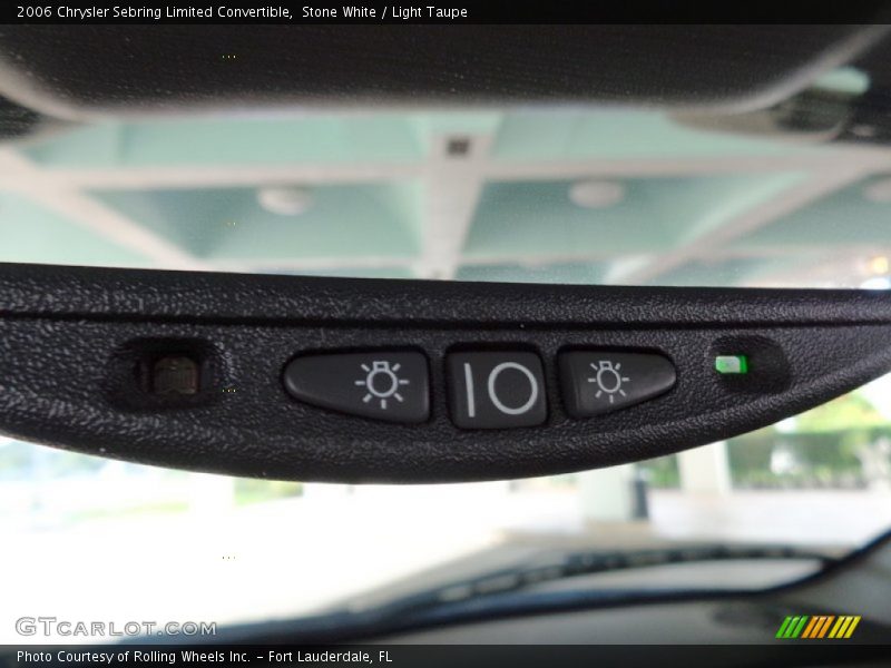 Stone White / Light Taupe 2006 Chrysler Sebring Limited Convertible