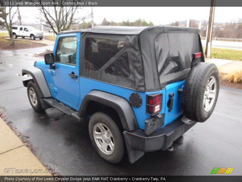 Cosmos Blue / Black 2011 Jeep Wrangler Sport 4x4