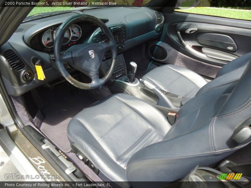 Metropol Blue Interior - 2000 Boxster S 