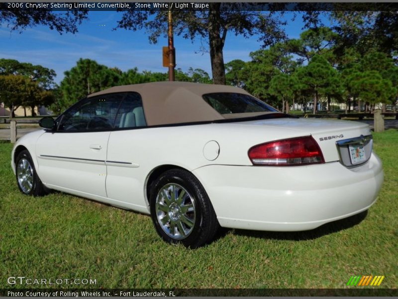 Stone White / Light Taupe 2006 Chrysler Sebring Limited Convertible