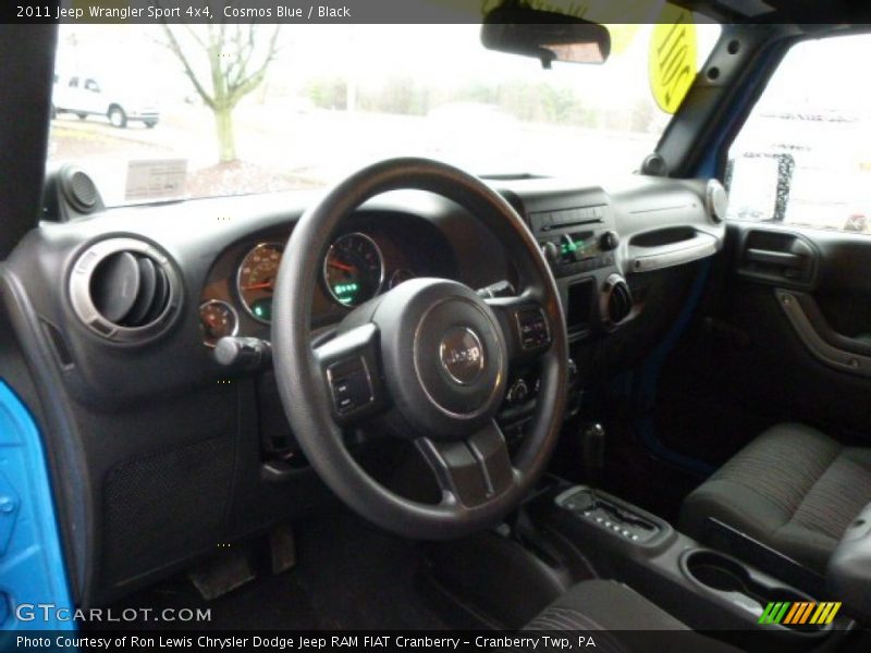 Cosmos Blue / Black 2011 Jeep Wrangler Sport 4x4