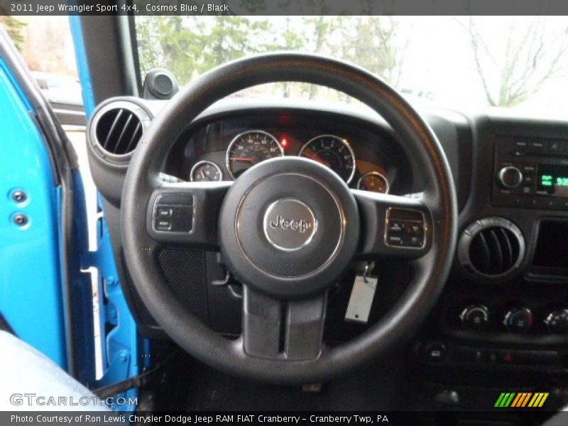Cosmos Blue / Black 2011 Jeep Wrangler Sport 4x4