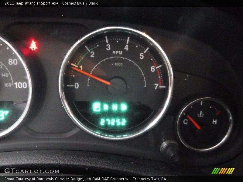 Cosmos Blue / Black 2011 Jeep Wrangler Sport 4x4