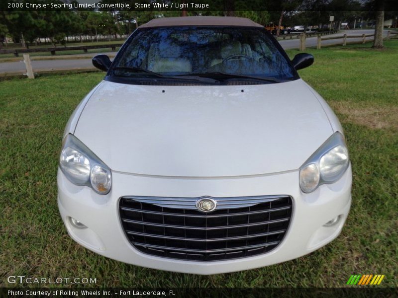 Stone White / Light Taupe 2006 Chrysler Sebring Limited Convertible