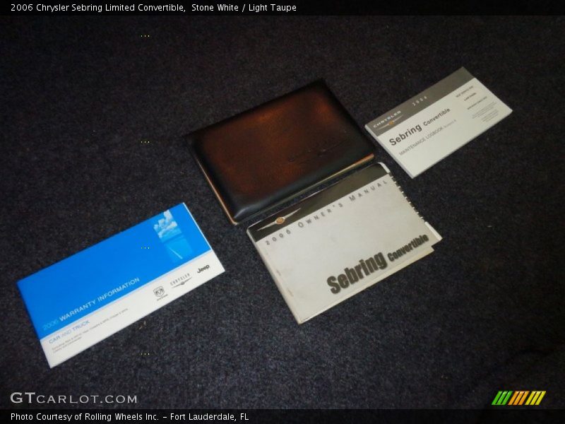Books/Manuals of 2006 Sebring Limited Convertible