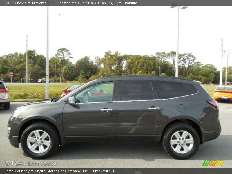 Tungsten Metallic / Dark Titanium/Light Titanium 2013 Chevrolet Traverse LT