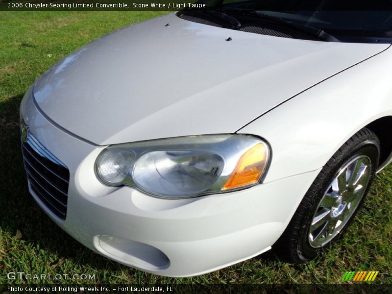 Stone White / Light Taupe 2006 Chrysler Sebring Limited Convertible