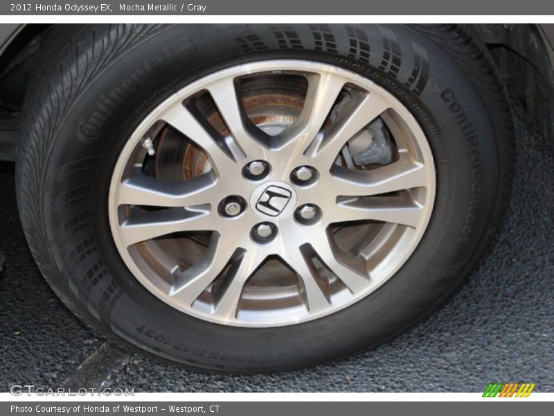 Mocha Metallic / Gray 2012 Honda Odyssey EX